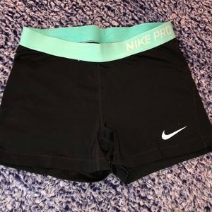 Nike pro spandex shorts